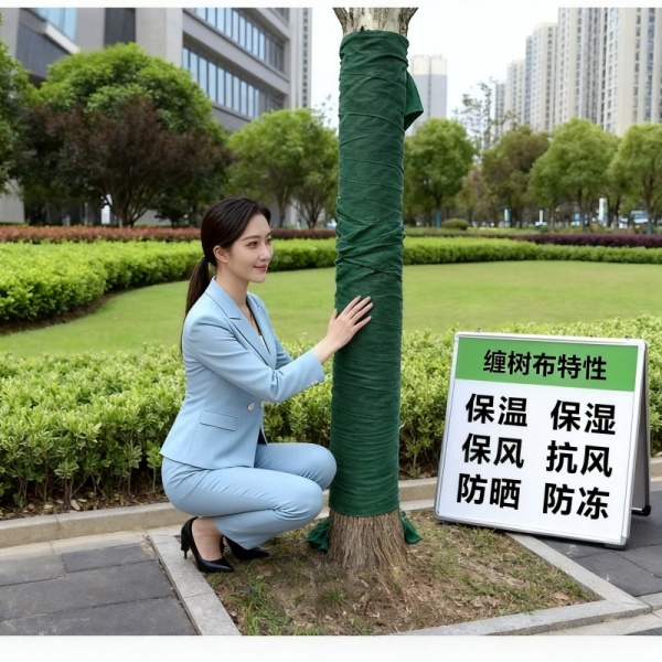 北京市政园林工程采购两布一膜缠树布-防寒保温透气厂家批发