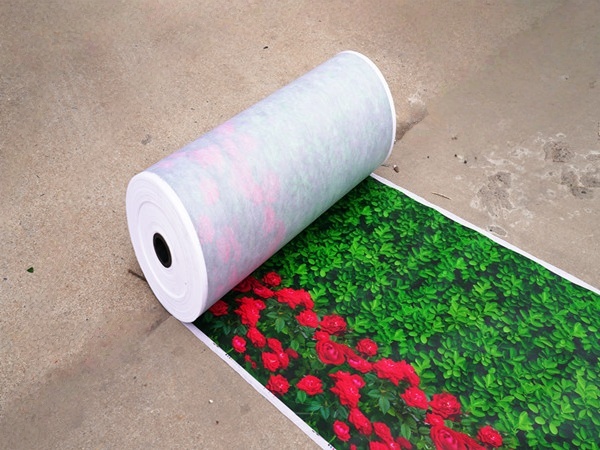 青岛园林专用印花防寒布,保温保湿防冻,园林养护材料,厂家直销