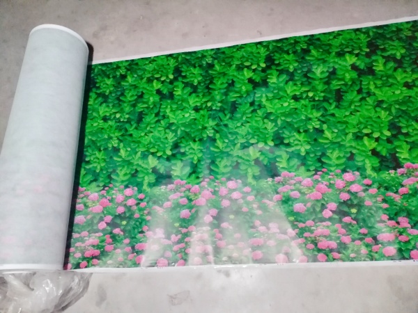 天津滨海新区绿篱仿真印花防寒布生产厂家,园林绿化带苗木防护专用