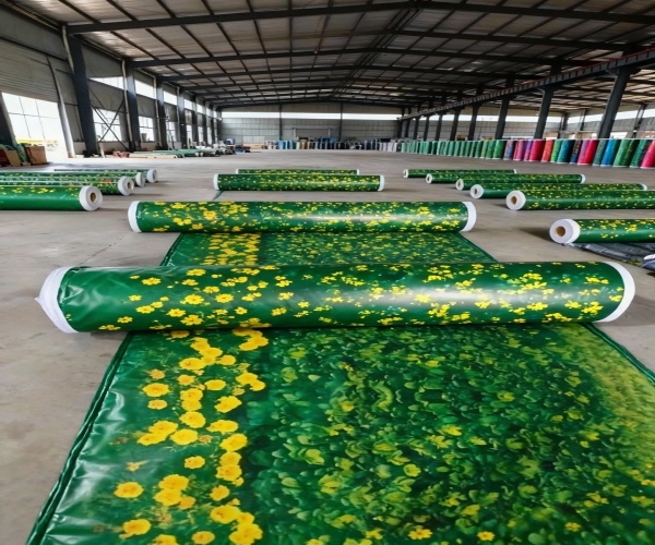 河北保定园林工程印花防寒布 保温保湿透气防冻 专用防护绿布厂家